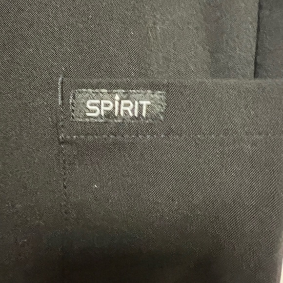 SPIRIT SCRUBS DRAWSTRING JOGGER PANTS. BLACK SIZE PETITE MEDIUM - Picture 2 of 5